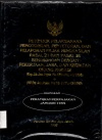 Petunjuk pelaksanaan pemotongan, penyetoran dan pelaporan pajak penghasilan pasal 21 dan pasal 26 pekerjaan, jasa dan kegiatan orang pribadi(kep.dir.jen.pajak no.kep-281/pj/1998)&(se.dir.jen.pajak no.se-11/pj.43/1999)