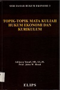 Topik-topik mata kuliah hukum ekonomi dan kurikulum