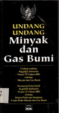 Undang-undang minyak dan gas bumi