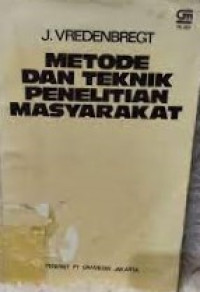 Metode dan Teknik Penelitian Masyarakat