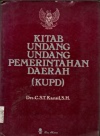 Kitab undang-undang pemerintahan daerah (KUPD)