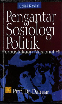 Pengantar sosisologi politik